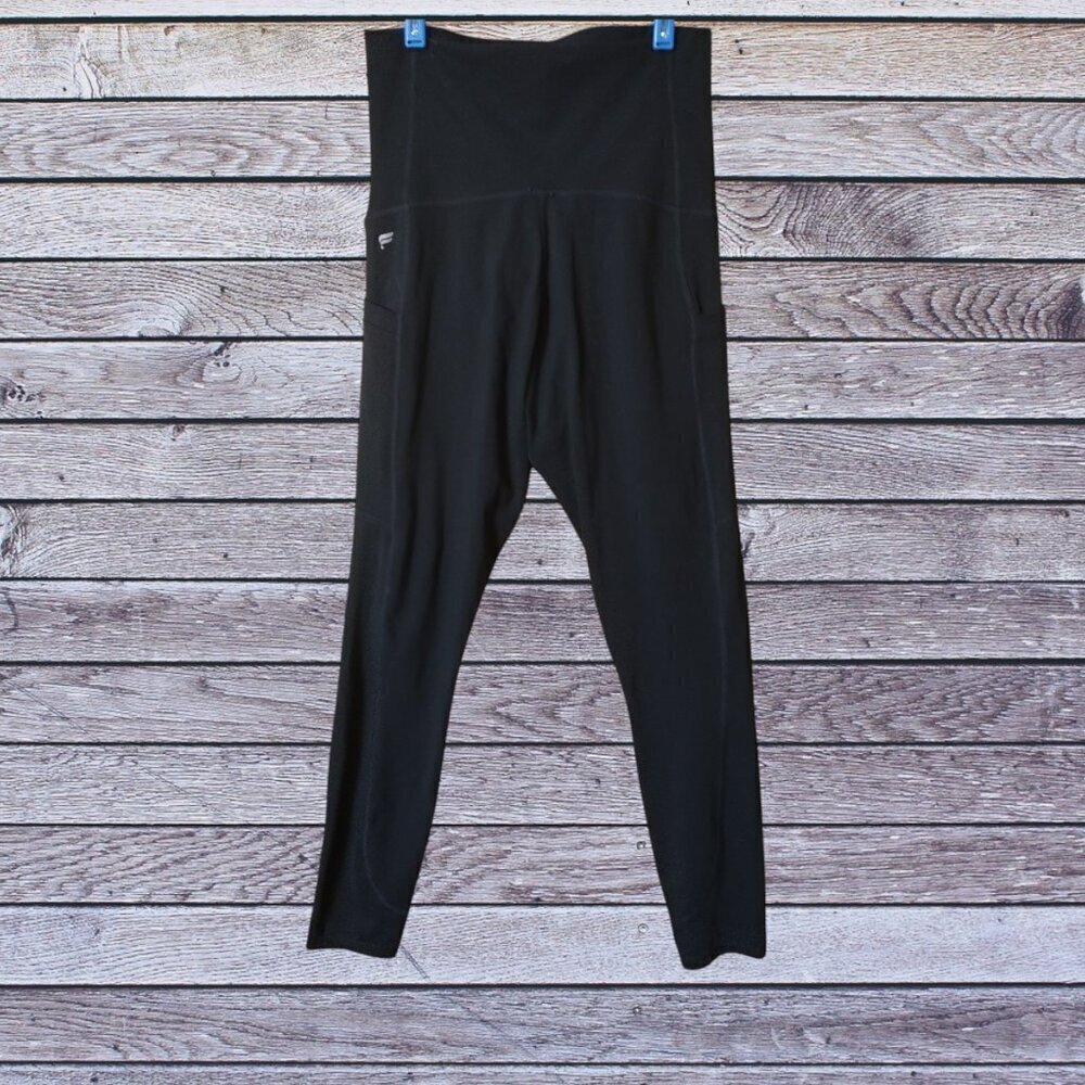 Fabletics Pure Luxe High Waisted Black Activewear  Pants Women's Small? READ